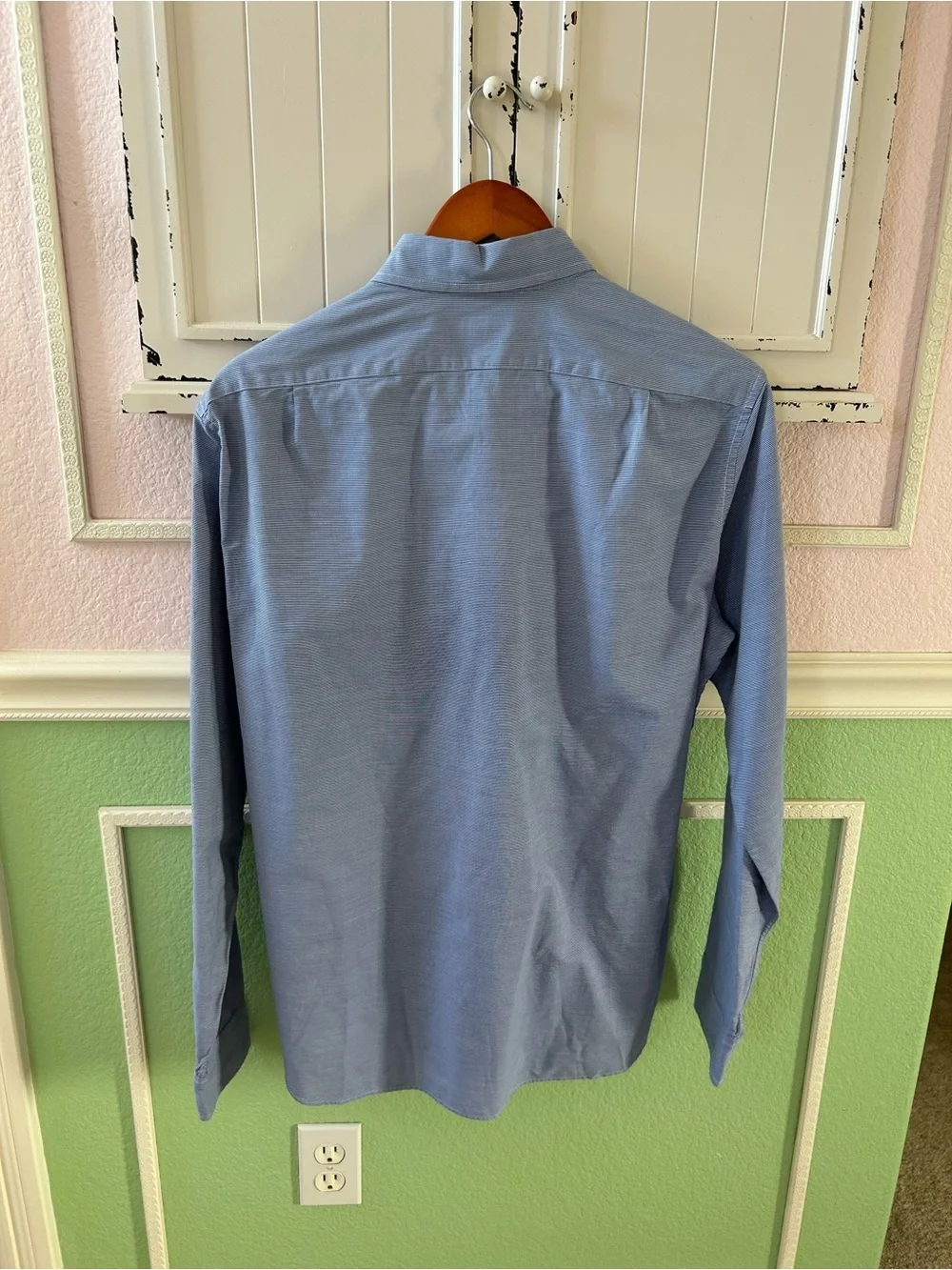 J. Crew Men’s Light Blue Button-Down Oxford Slim Shirt Medium